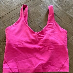 Women's Sonic Pink Lululemon top